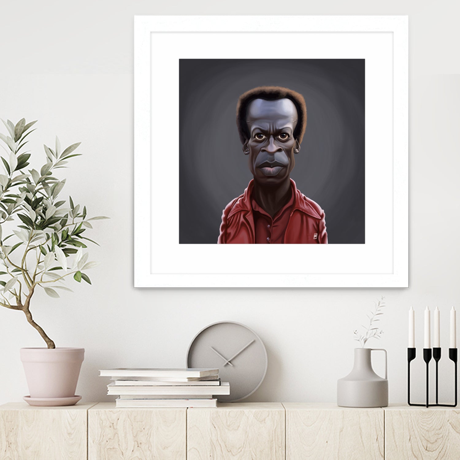 Miles Davis by Rob Snow on GIANT ART - black digital painting