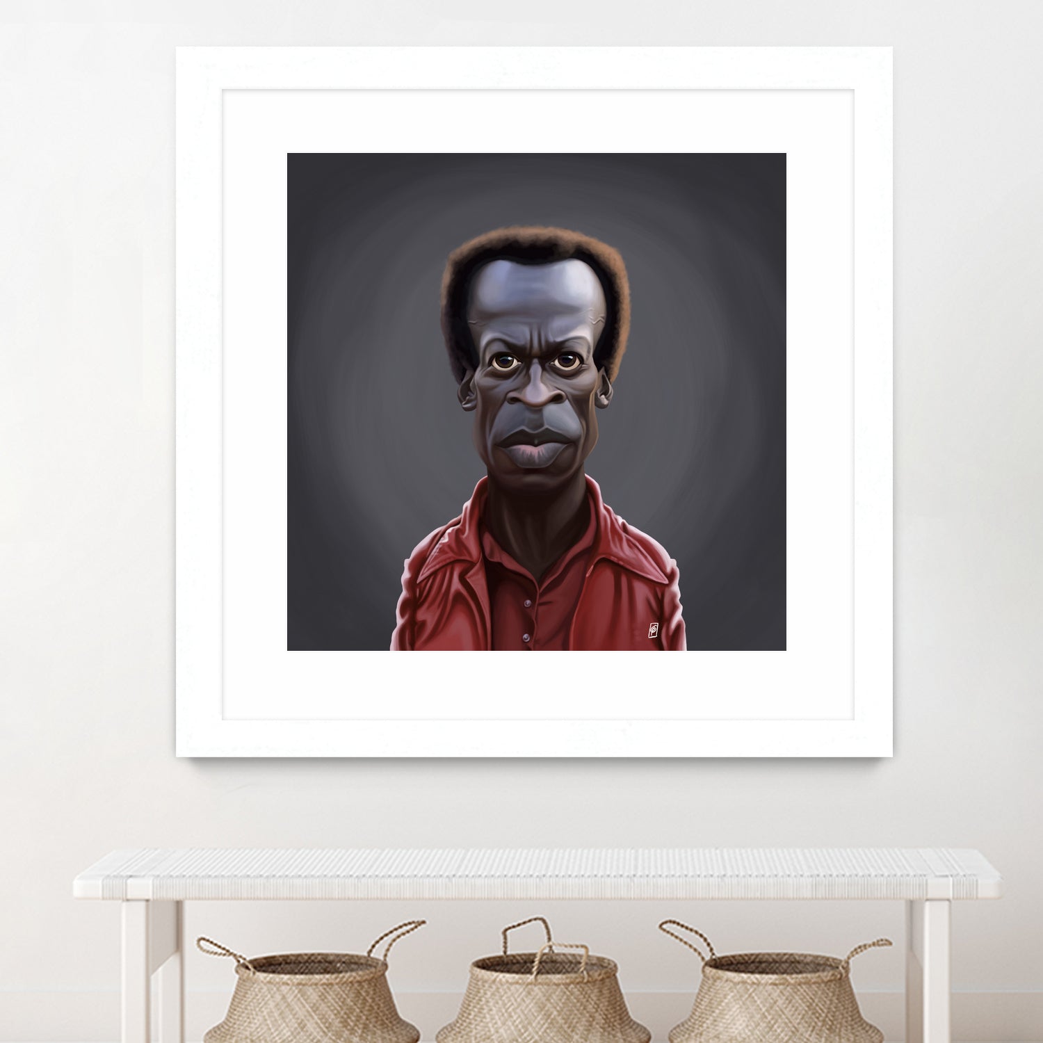 Miles Davis by Rob Snow on GIANT ART - black digital painting