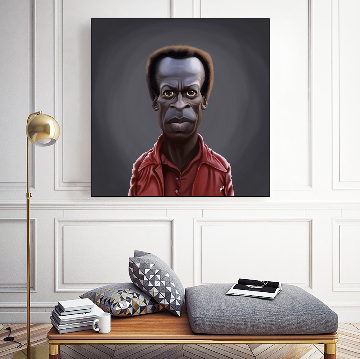 Miles Davis by Rob Snow on GIANT ART - black digital painting