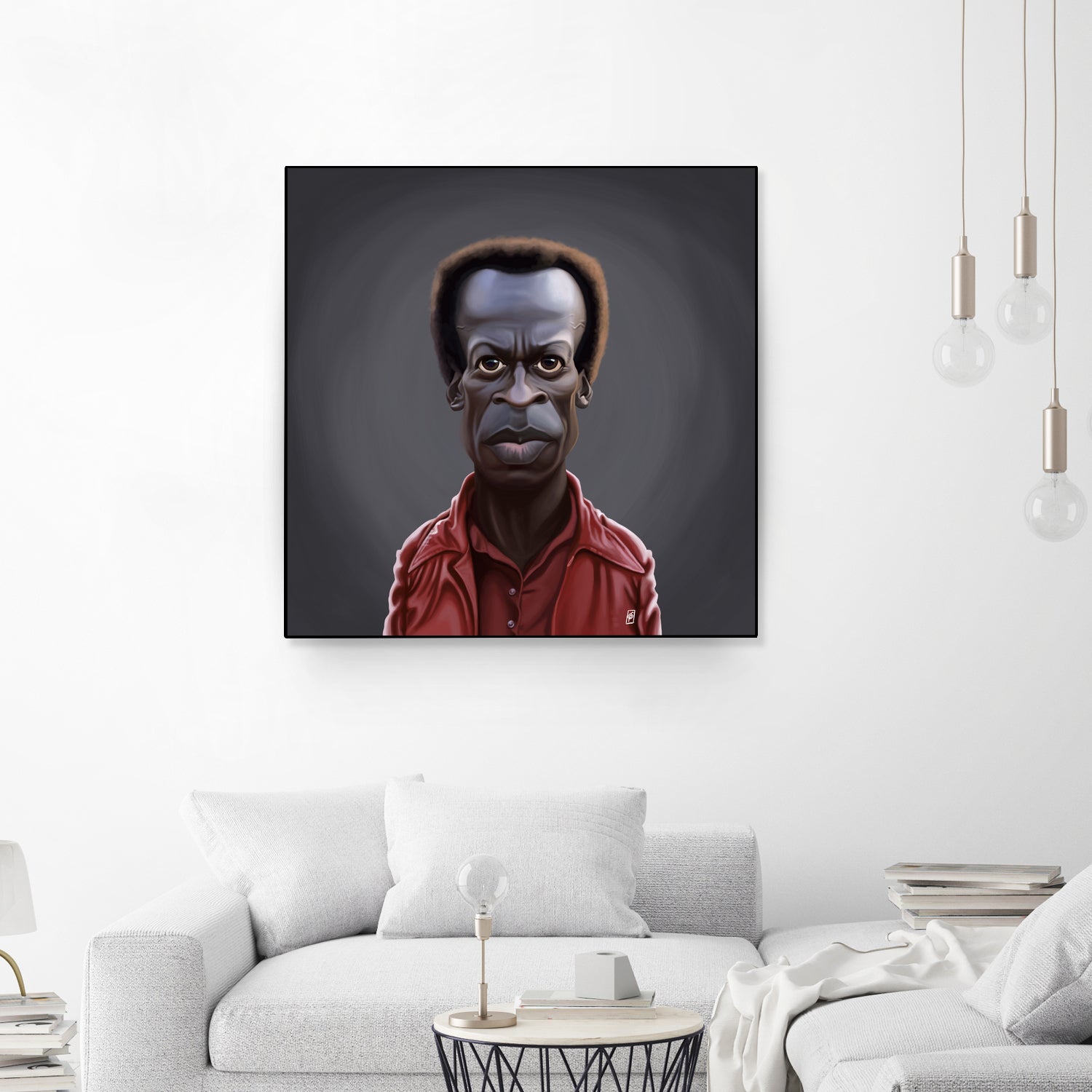 Miles Davis by Rob Snow on GIANT ART - black digital painting