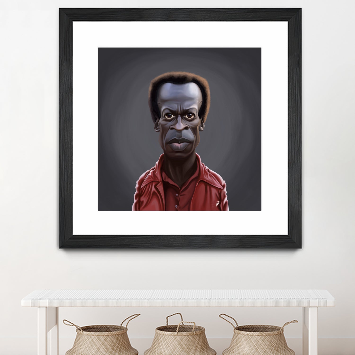 Miles Davis by Rob Snow on GIANT ART - black digital painting