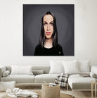 Alanis Morissette by Rob Snow on GIANT ART - black digital painting