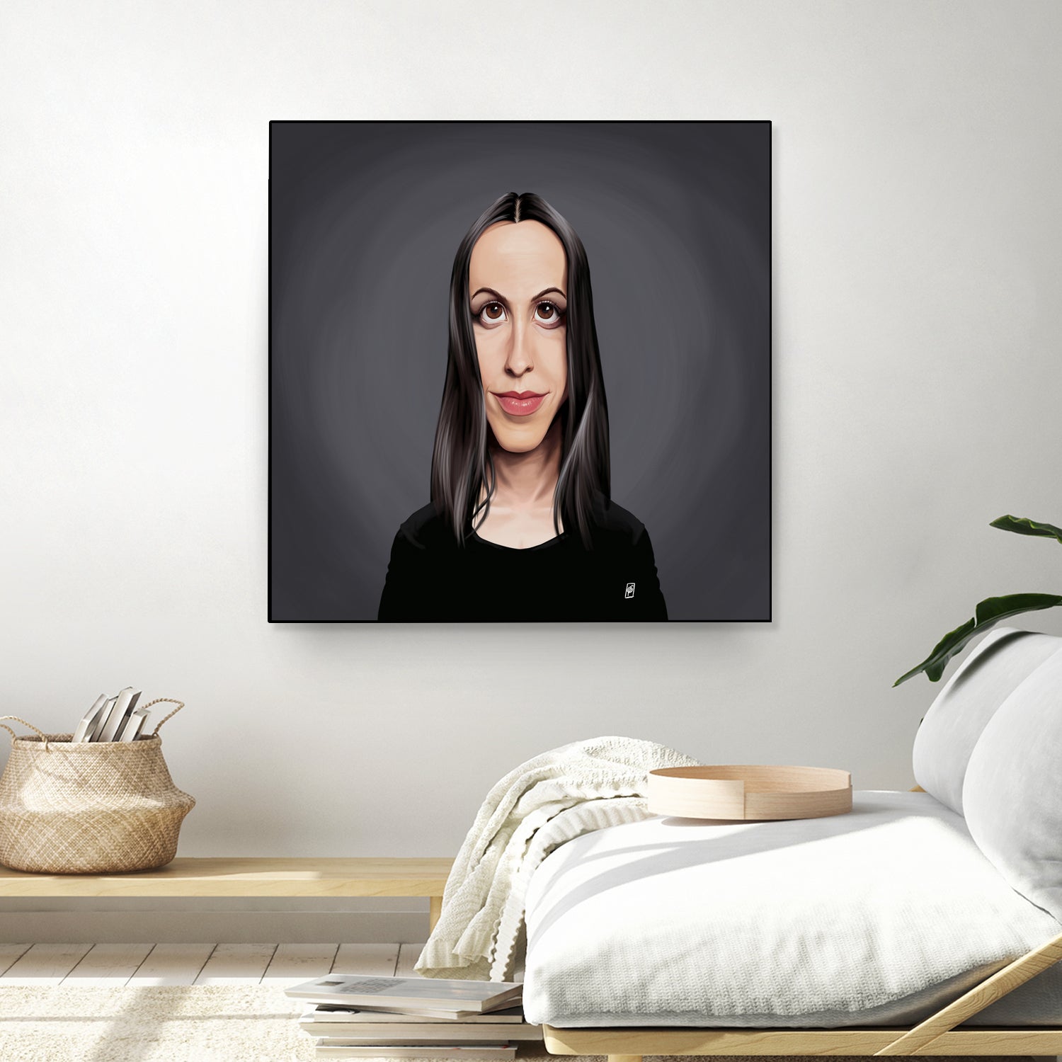 Alanis Morissette by Rob Snow on GIANT ART - black digital painting