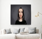 Alanis Morissette by Rob Snow on GIANT ART - black digital painting