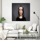 Alanis Morissette by Rob Snow on GIANT ART - black digital painting