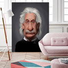 Albert Einstein by Rob Snow on GIANT ART - black digital painting