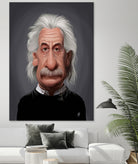 Albert Einstein by Rob Snow on GIANT ART - black digital painting