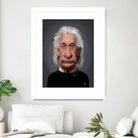 Albert Einstein by Rob Snow on GIANT ART - black digital painting