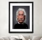 Albert Einstein by Rob Snow on GIANT ART - black digital painting