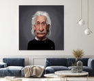 Albert Einstein by Rob Snow on GIANT ART - black digital painting