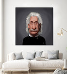 Albert Einstein by Rob Snow on GIANT ART - black digital painting