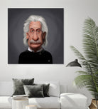 Albert Einstein by Rob Snow on GIANT ART - black digital painting