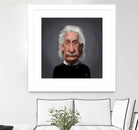 Albert Einstein by Rob Snow on GIANT ART - black digital painting