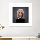 Albert Einstein by Rob Snow on GIANT ART - black digital painting