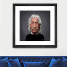 Albert Einstein by Rob Snow on GIANT ART - black digital painting