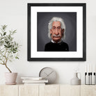 Albert Einstein by Rob Snow on GIANT ART - black digital painting