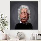 Albert Einstein by Rob Snow on GIANT ART - black digital painting