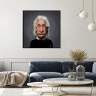 Albert Einstein by Rob Snow on GIANT ART - black digital painting