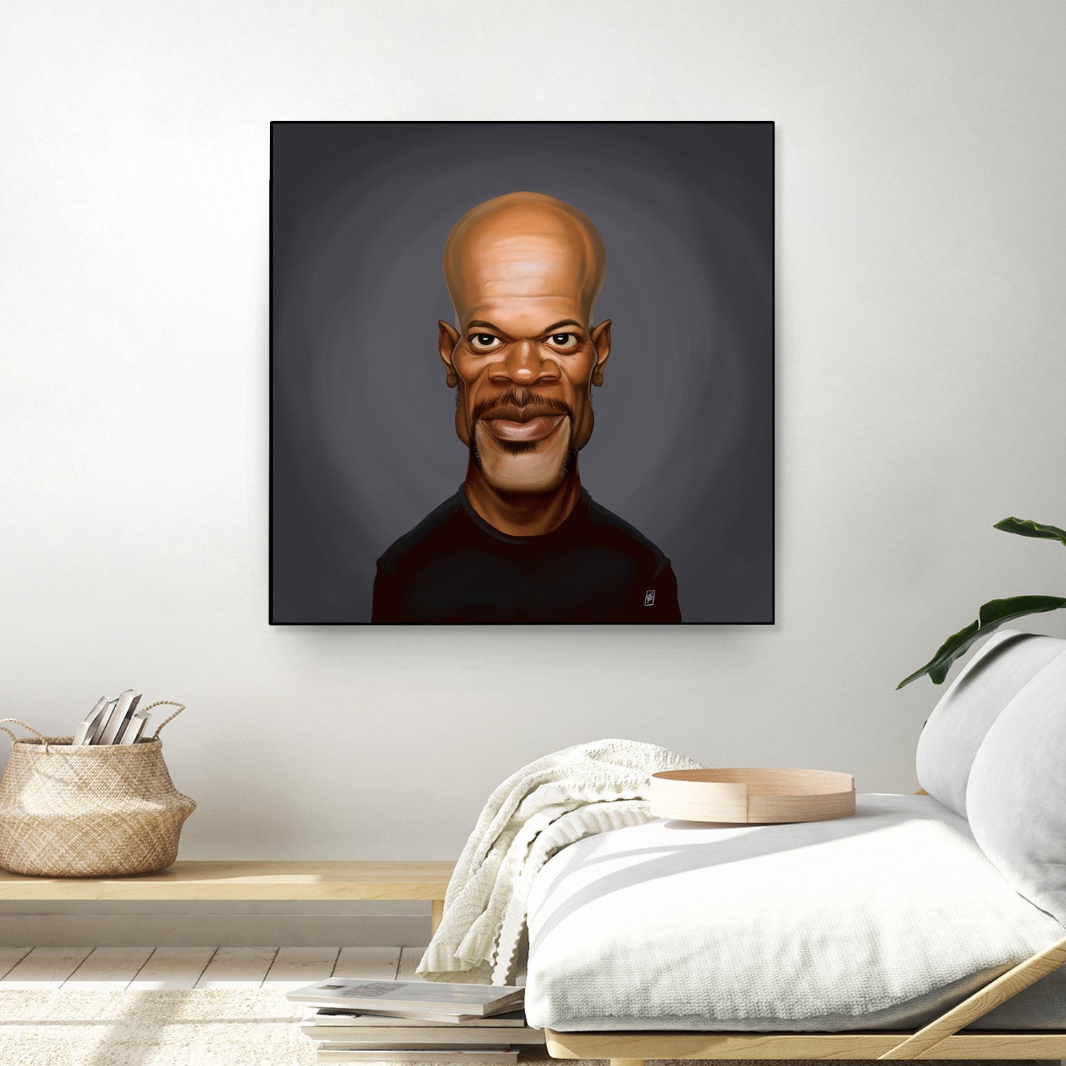 Samuel L Jackson by Rob Snow on GIANT ART - black digital painting