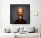 Samuel L Jackson by Rob Snow on GIANT ART - black digital painting