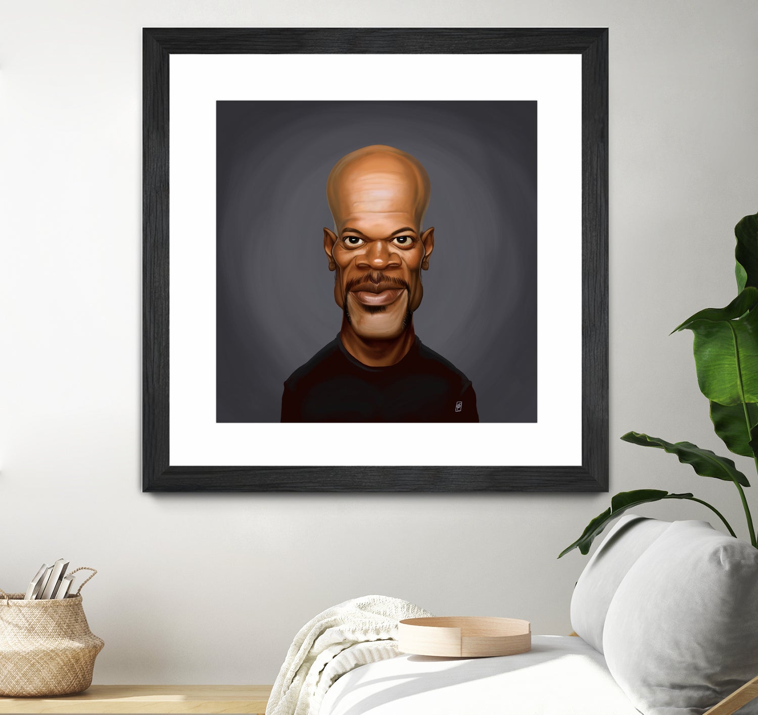 Samuel L Jackson by Rob Snow on GIANT ART - black digital painting