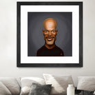 Samuel L Jackson by Rob Snow on GIANT ART - black digital painting