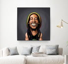 Bob Marley by Rob Snow on GIANT ART - yellow digital painting