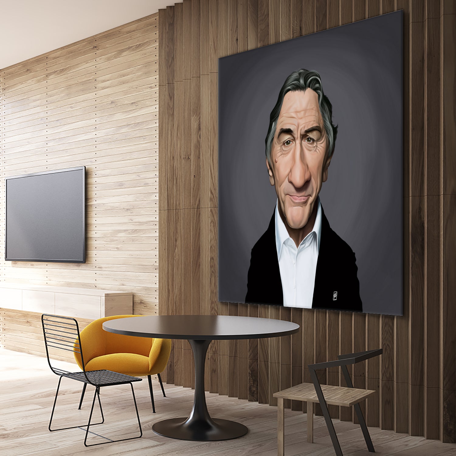 Robert De Nero by Rob Snow on GIANT ART - brown digital painting