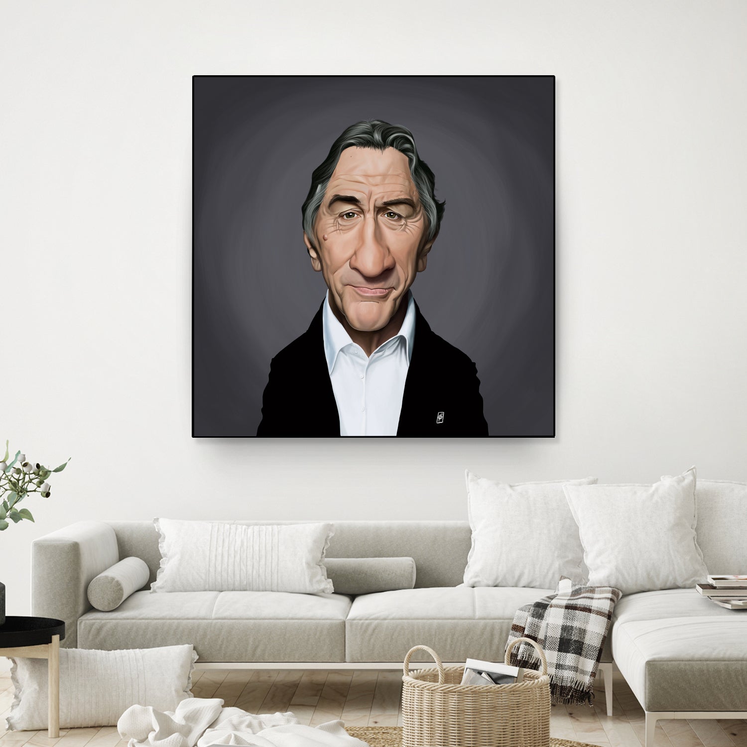 Robert De Nero by Rob Snow on GIANT ART - brown digital painting