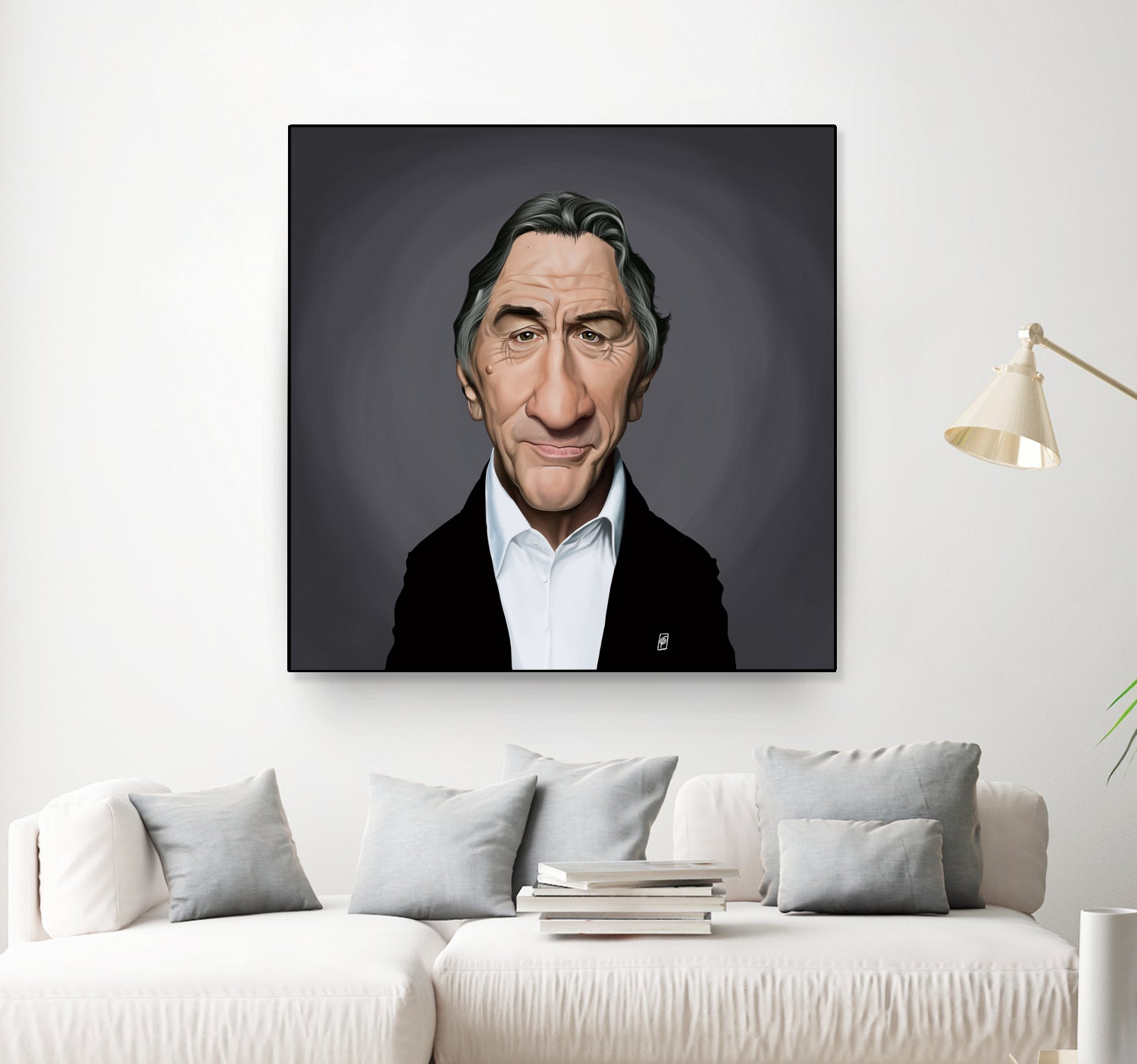 Robert De Nero by Rob Snow on GIANT ART - brown digital painting