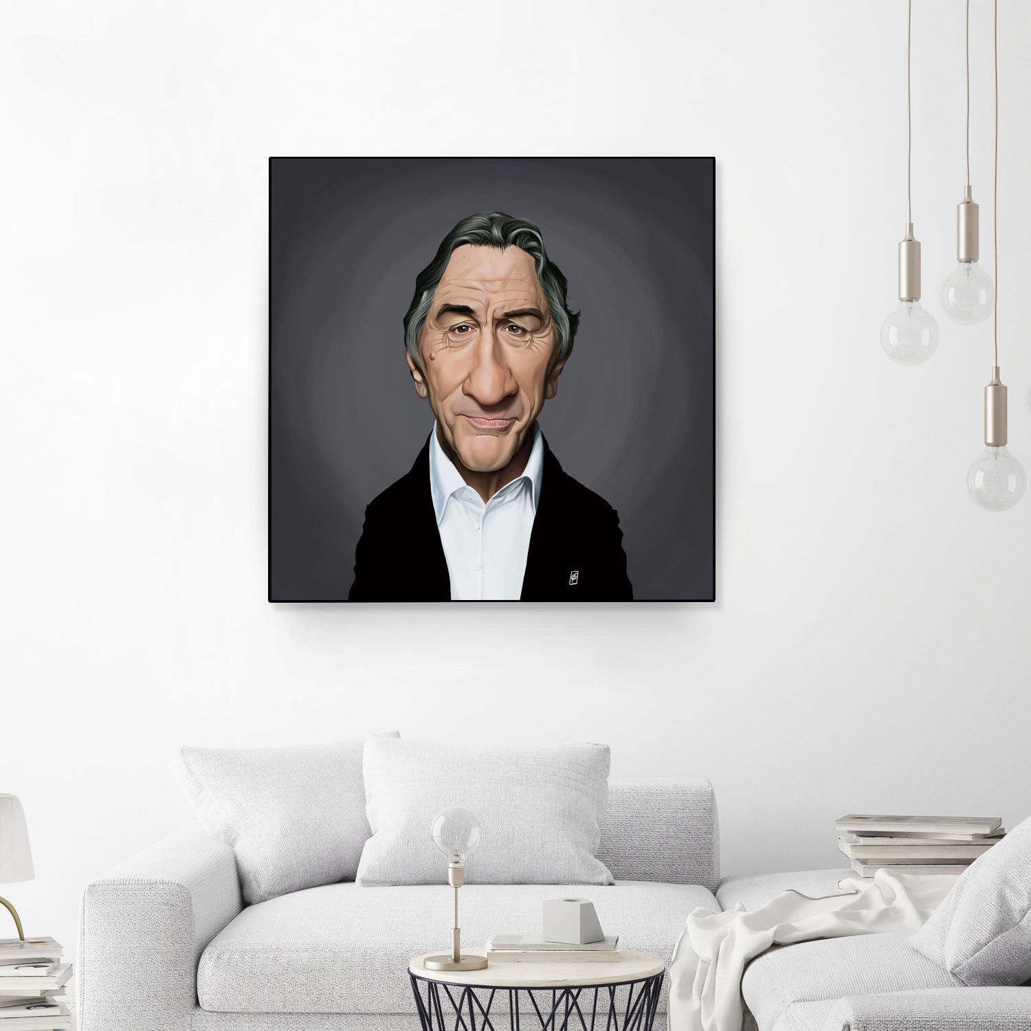 Robert De Nero by Rob Snow on GIANT ART - brown digital painting