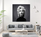 Marilyn Monroe by Rob Snow on GIANT ART - gray digital painting