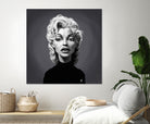 Marilyn Monroe by Rob Snow on GIANT ART - gray digital painting