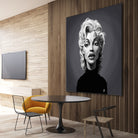 Marilyn Monroe by Rob Snow on GIANT ART - gray digital painting