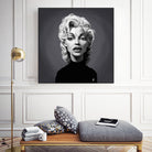 Marilyn Monroe by Rob Snow on GIANT ART - gray digital painting