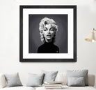 Marilyn Monroe by Rob Snow on GIANT ART - gray digital painting