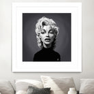 Marilyn Monroe by Rob Snow on GIANT ART - gray digital painting