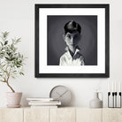 Audrey Hepburn by Rob Snow on GIANT ART - gray digital painting