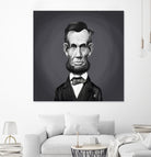 Abraham Lincoln by Rob Snow on GIANT ART - gray digital painting