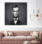 Abraham Lincoln by Rob Snow on GIANT ART - gray digital painting