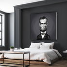 Abraham Lincoln by Rob Snow on GIANT ART - gray digital painting