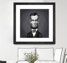 Abraham Lincoln by Rob Snow on GIANT ART - gray digital painting