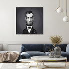 Abraham Lincoln by Rob Snow on GIANT ART - gray digital painting