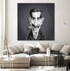 Groucho Marx by Rob Snow on GIANT ART - gray digital painting