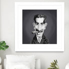 Groucho Marx by Rob Snow on GIANT ART - gray digital painting