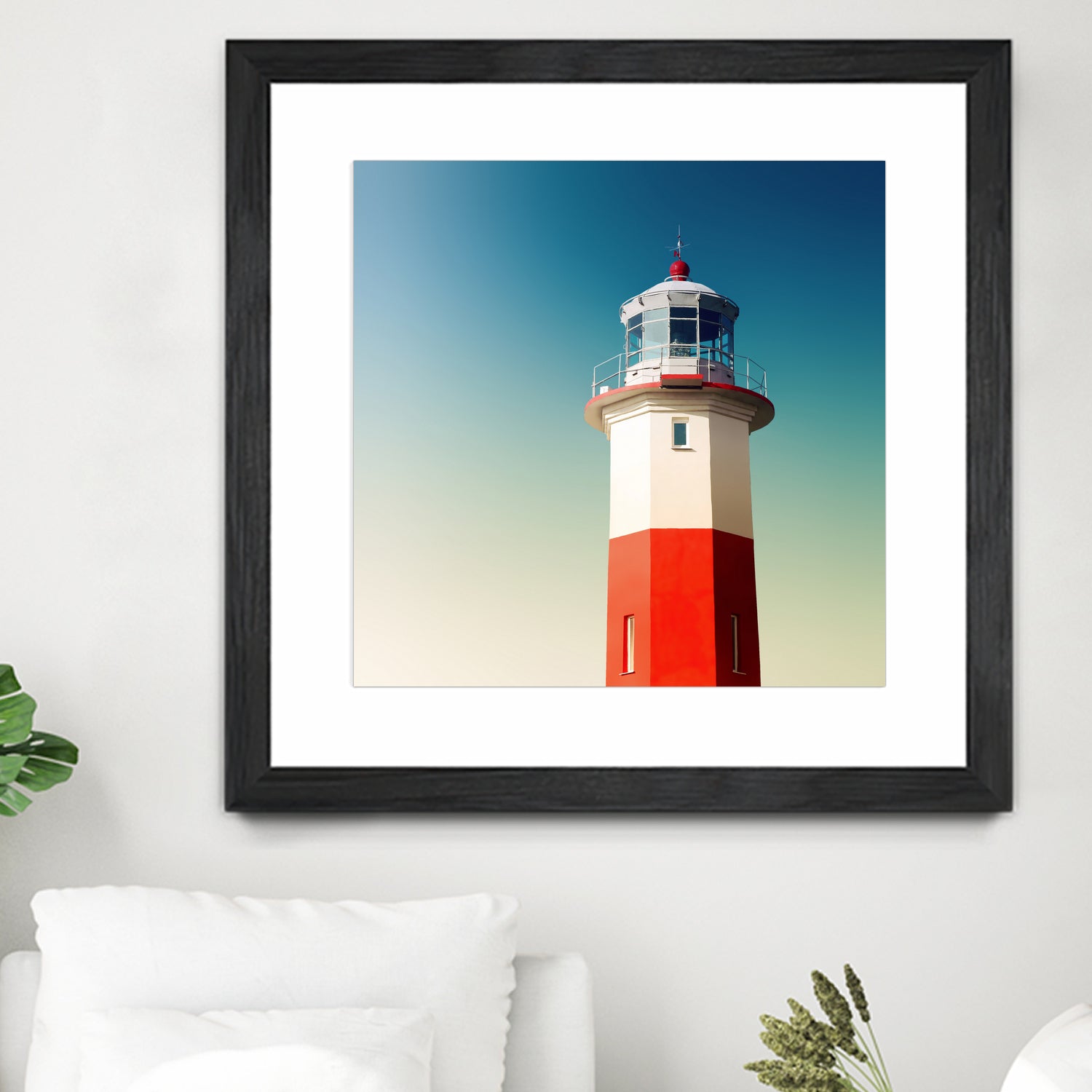 Lighthouse by Dmitry Belousov on GIANT ART - red photo illustration