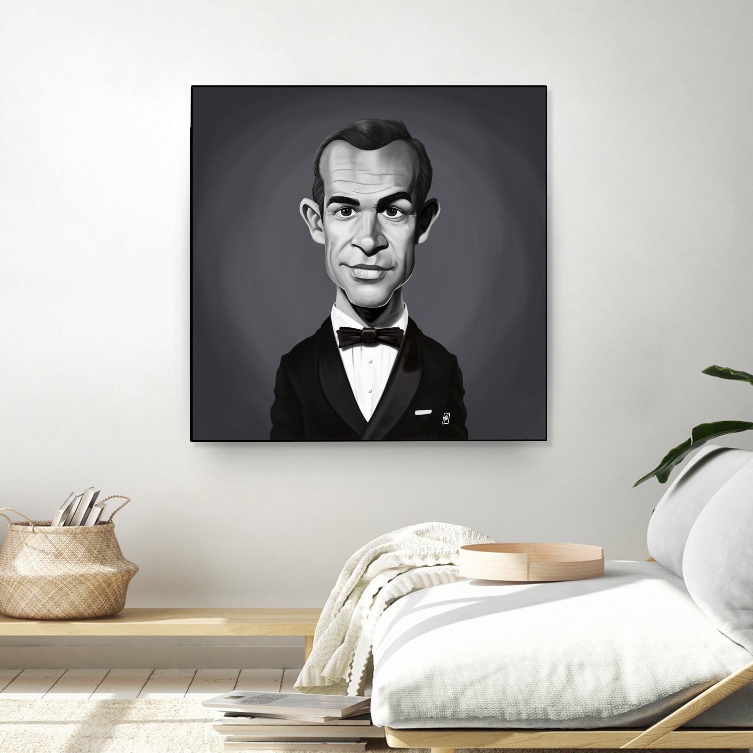 Sean Connery by Rob Snow on GIANT ART - gray digital painting