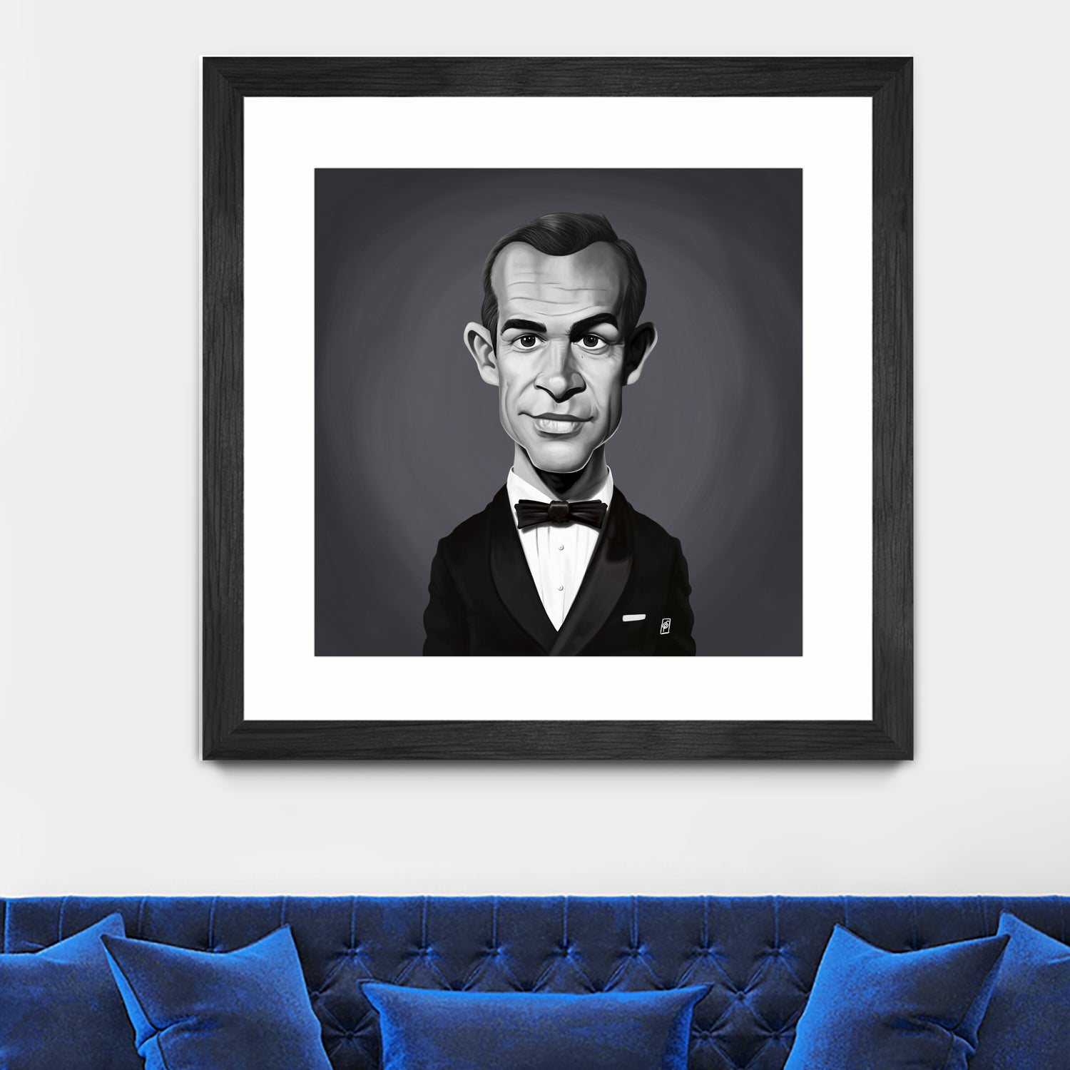 Sean Connery by Rob Snow on GIANT ART - gray digital painting