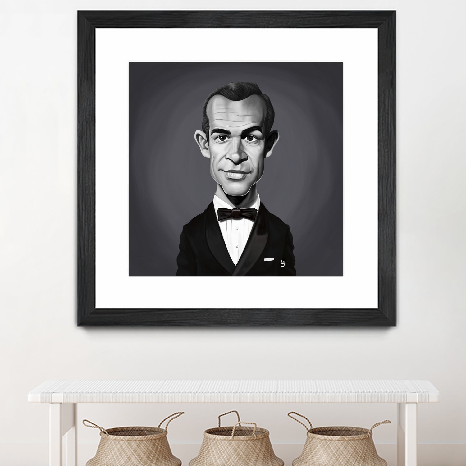 Sean Connery by Rob Snow on GIANT ART - gray digital painting