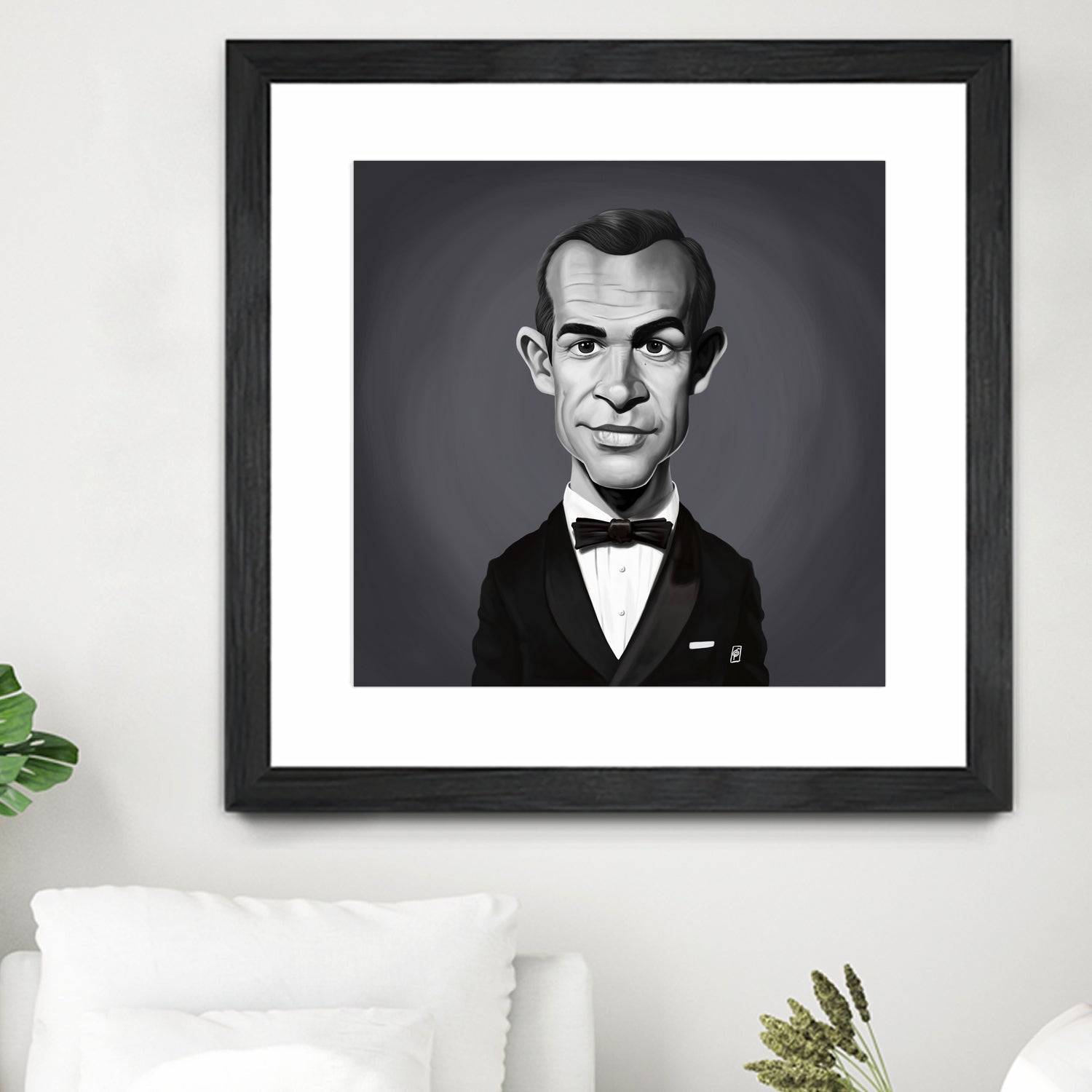 Sean Connery by Rob Snow on GIANT ART - gray digital painting